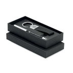 Branded Twist Pen and Keyring Gift Set