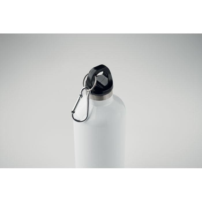 Branded Vacuum Bottle with Carabiner Handle without branding