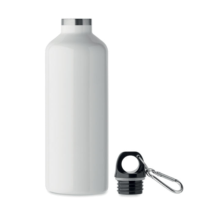 Branded vacuum bottle, open