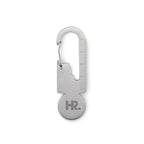 Branded Multifunctional Trolley Token Key Ring in Silver