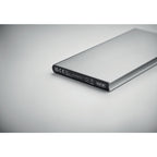 Branded Power Bank 8000mAh in Recycled Aluminium without branding