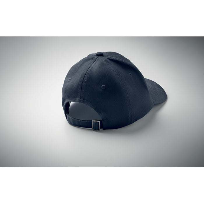 Branded 6 Panel Cotton Twill Baseball Cap 280gsm in use