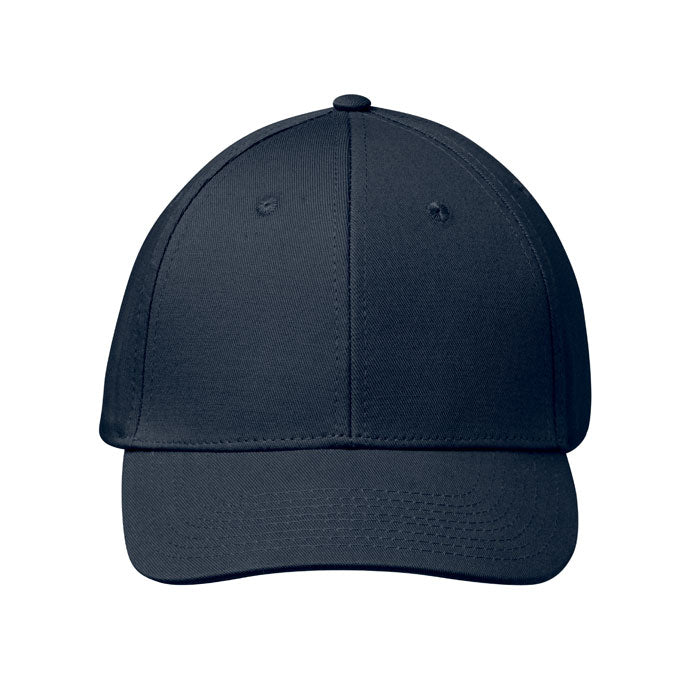 Branded 6 Panel Cotton Twill Baseball Cap 280gsm without branding