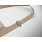 Branded Adjustable Polycotton Kitchen Apron 240gsm in use