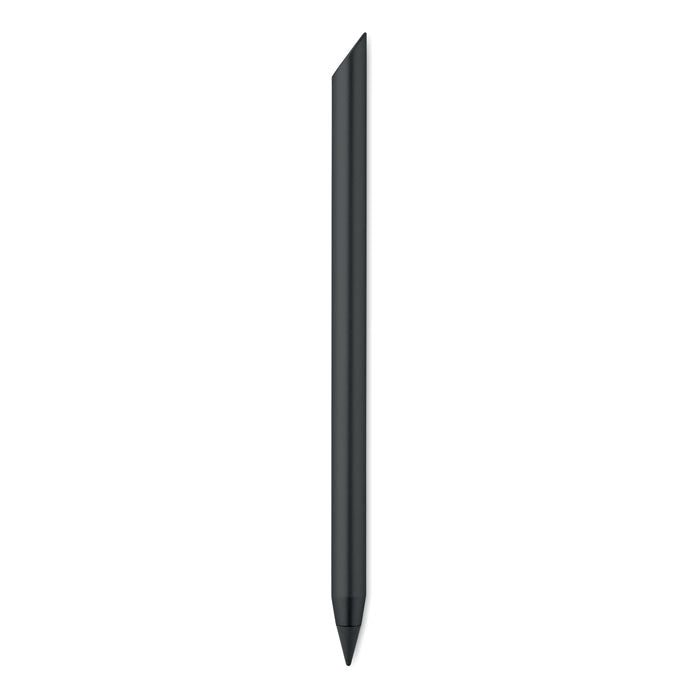 Branded Recycled Aluminium Inkless Pen in Black