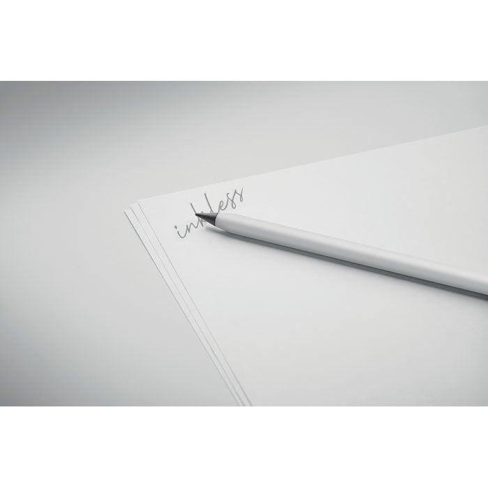 Branded Recycled Aluminium Inkless Pen without branding