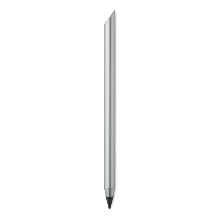 Branded Recycled Aluminium Inkless Pen in Silver