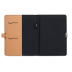 Branded A5 RPET Portfolio with Cork Notebook without branding