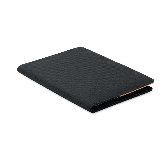 Branded A5 RPET Portfolio with Cork Notebook without branding
