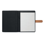 Branded A4 RPET Portfolio with Faux Leather Details without branding