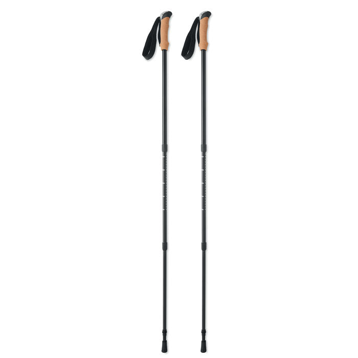 Branded Nordic Walking Poles with Cork Handles without branding