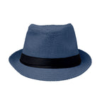 Branded Paper Straw Hat with Black Band without branding