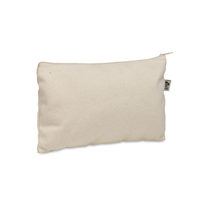 Branded Organic Cotton Cosmetic Bag 340gsm