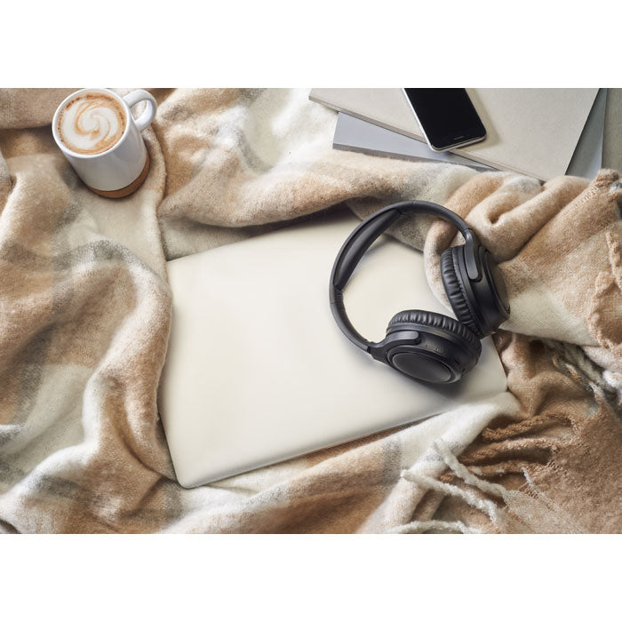 Branded Chequered Mohair Feel Blanket in use