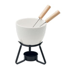 Branded Ceramic Fondue Set for Two 240ml