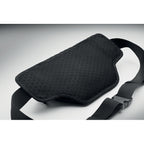 Branded Hiking Waist Bag in 420D Nylon in use