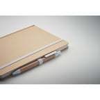 Branded A5 Recycled Carton Notebook with Pen without branding