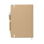 Branded A5 Recycled Carton Notebook with Pen without branding