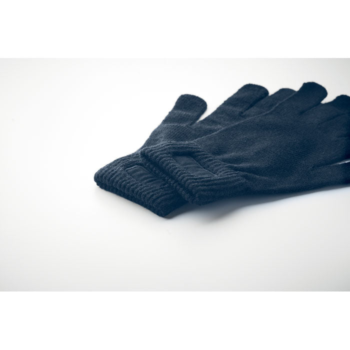Branded RPET Knitted Gloves without branding