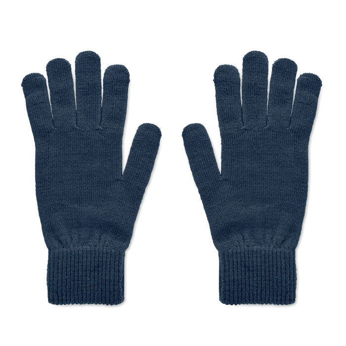 Branded RPET Knitted Gloves without branding