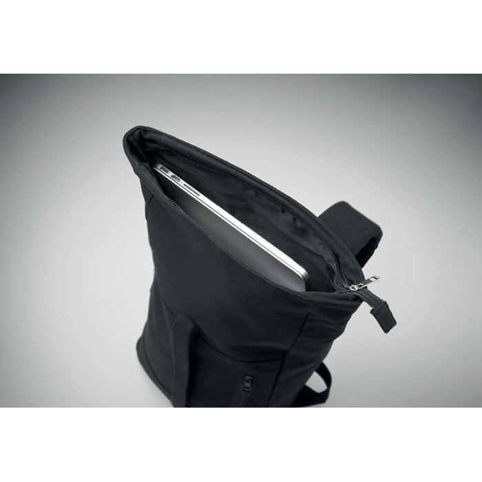 Branded Rolltop 15 Inch Laptop Backpack without branding