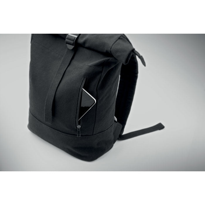 Branded Rolltop 15 Inch Laptop Backpack without branding