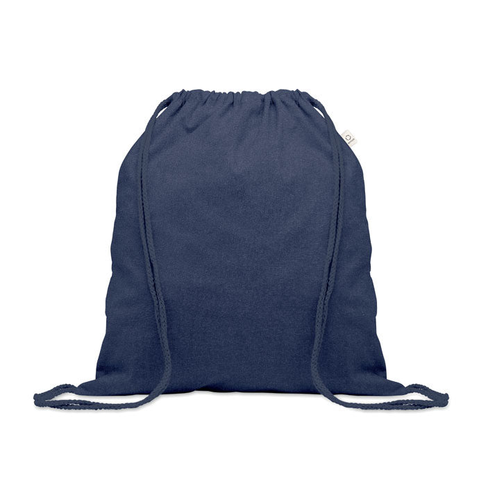 Branded Recycled Cotton Bag 140gsm in Blue