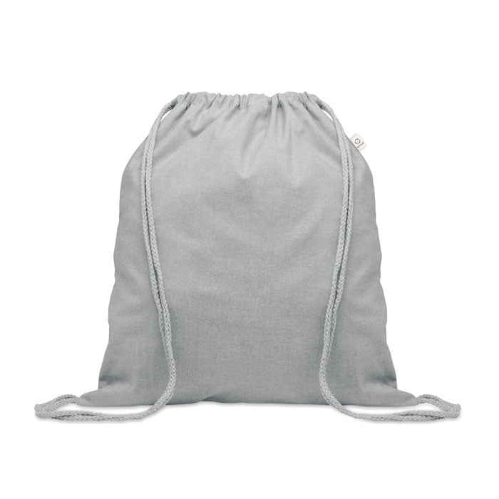 Branded Recycled Cotton Bag 140gsm in Grey