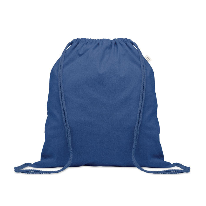 Branded Recycled Cotton Bag 140gsm in Blue