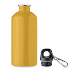 Branded Recycled Steel Bottle with Carabiner - 500ml without branding