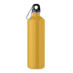 Branded recycled steel bottle with carabiner, 750ml