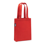 Branded Small RPET Felt Gift Bag in Red