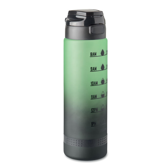 Branded RPET motivational sports bottle, 1L