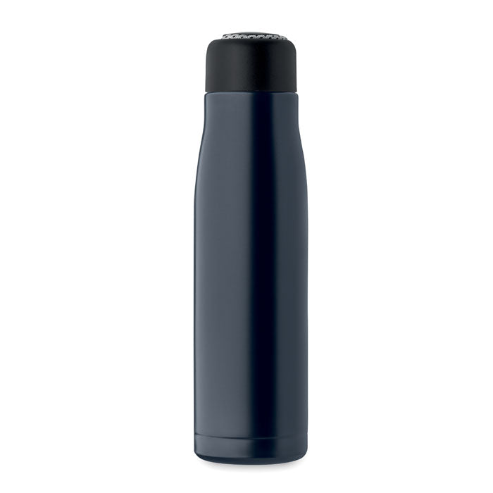 Branded Vacuum Bottle with Cord Grip Lid without branding