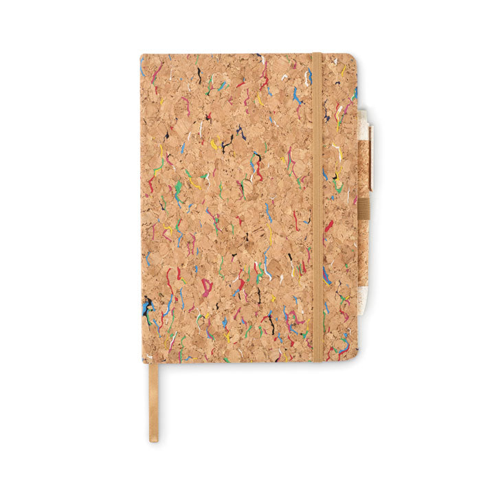 Branded Colour Cork Notebook