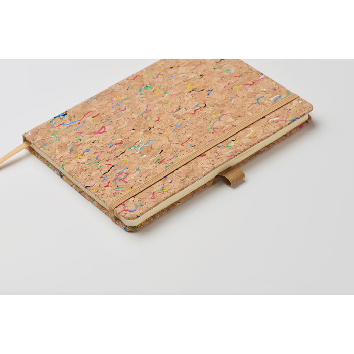 Branded Colour Cork Notebook without branding