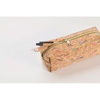 Coloured Cork Pencil Case without branding