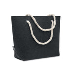 Branded RPET Felt Beach Bag in Grey
