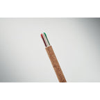 Branded Cork 4-Colour Ink Ball Pen without branding