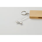 Bamboo Keyring Charging Cable
