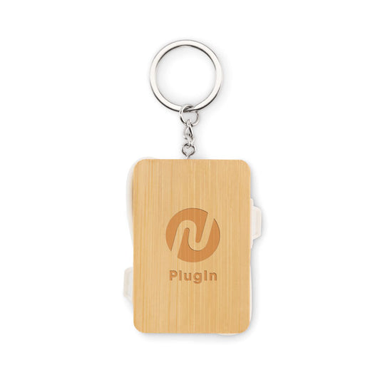 Bamboo Keyring Charging Cable