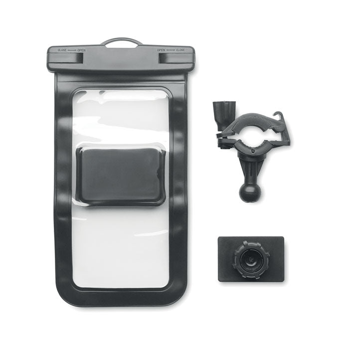 Branded Waterproof Bike Phone Mount Case without branding