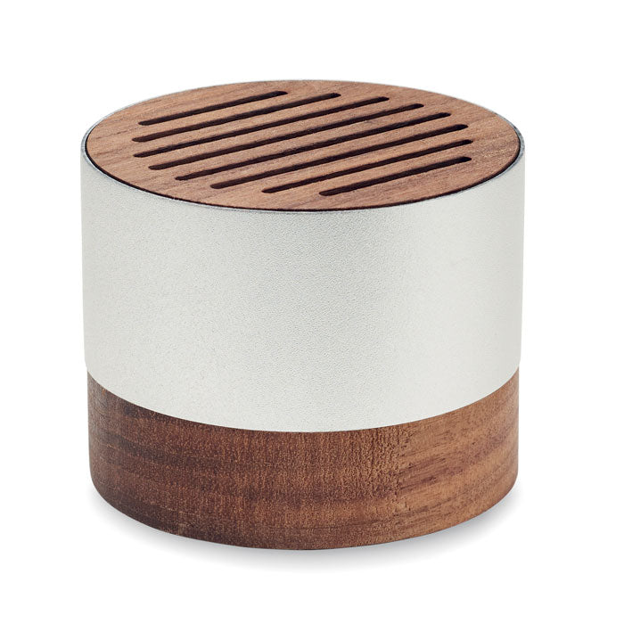 Recycled Aluminium and Walnut Wireless Speaker