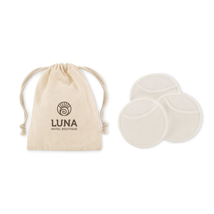 Branded Reusable Face Cleaning Pad Set