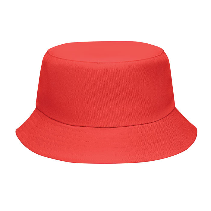 Branded Polyester Bucket Hat 150gsm in Red