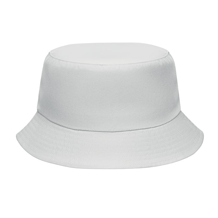 Branded Polyester Bucket Hat 150gsm in White