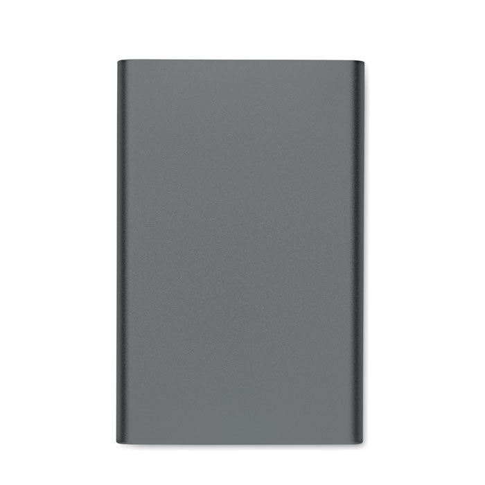 Branded Recycled Aluminium Magnetic Wireless Charger & Power Bank without branding