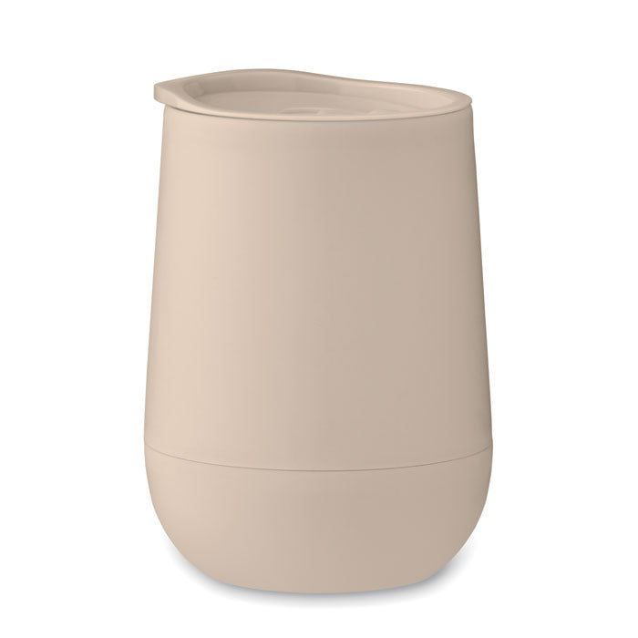 Branded PP tumbler with slide cover lid