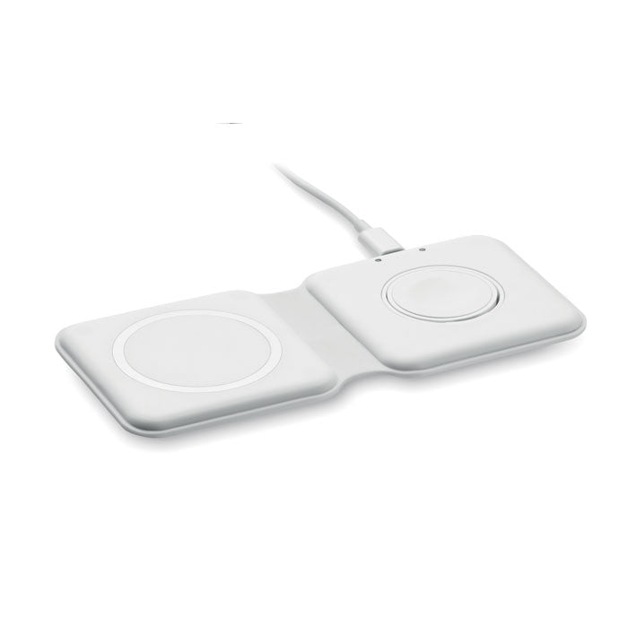 Branded 2 in 1 Foldable Wireless Charger without branding