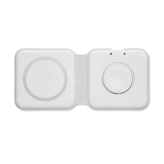 Branded 2 in 1 Foldable Wireless Charger without branding